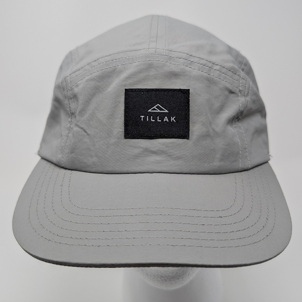 Tillak Wallowa Camp Hat Grey Nylon Adjustable Strapback Outdoor Hiking Cap